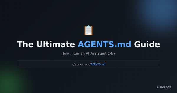 The Ultimate AGENTS.md Guide: How I Run an AI Assistant 24/7